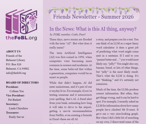 Our 2026 summer newsletter